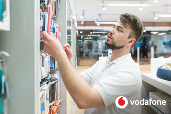 20% на аксесуари від Vodafone за 300 бонусів